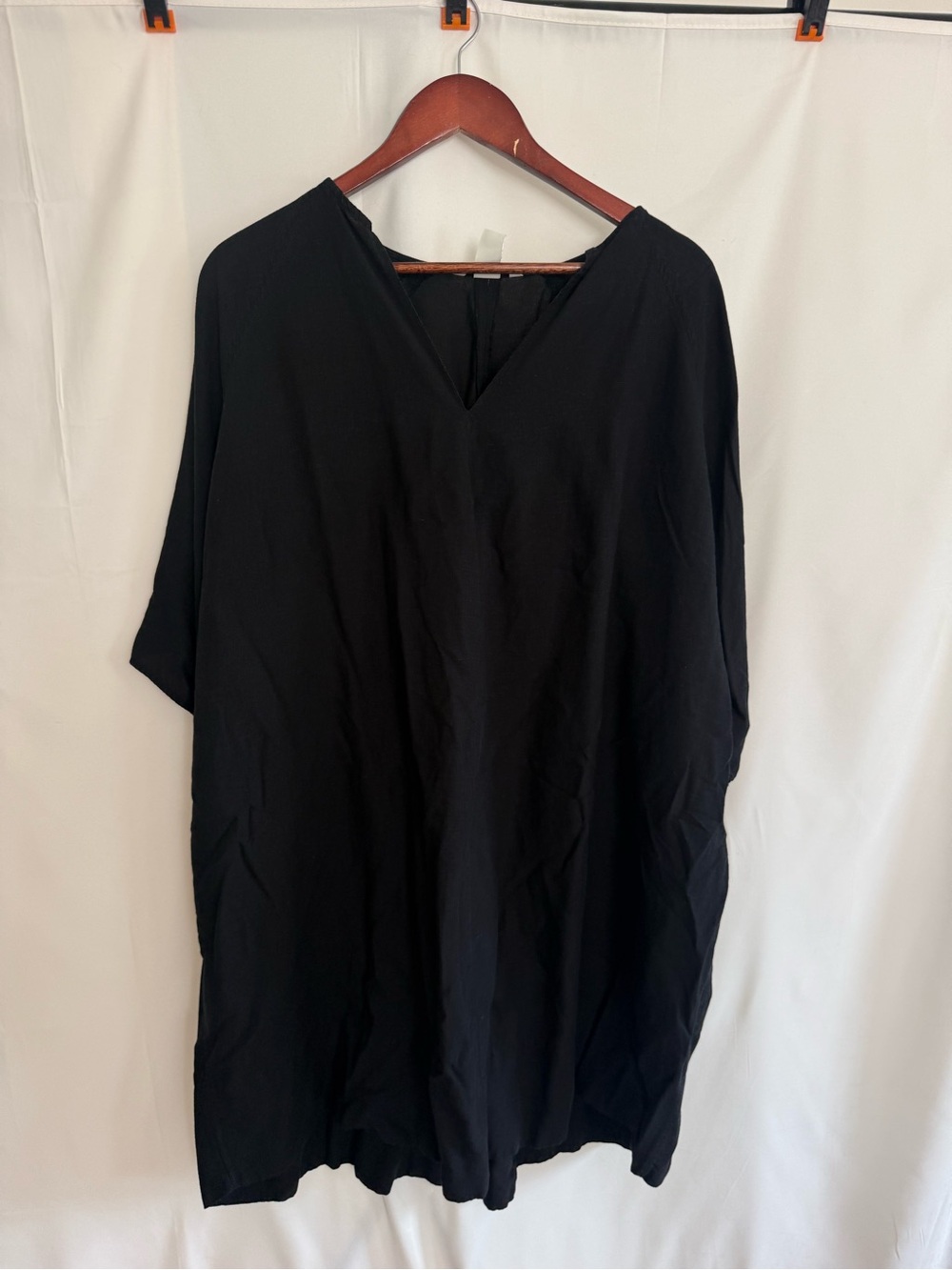 H&M Maternity Black Mini Dress with V-Neck